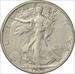 1935-S Walking Liberty Silver Half Dollar EF Uncertified