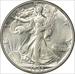 1943 Walking Liberty Silver Half Dollar AU58 Uncertified