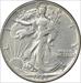 1945 Walking Liberty Silver Half Dollar AU Uncertified