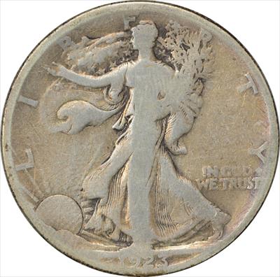 1923-S Walking Liberty Silver Half Dollar G Uncertified