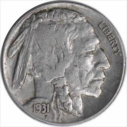 1931-S Buffalo Nickel EF Uncertified