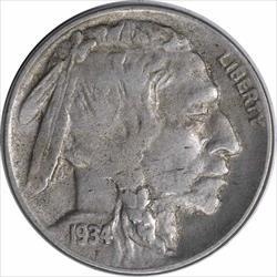1934-D Buffalo Nickel EF Uncertified
