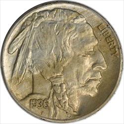 1936-S Buffalo Nickel AU58 Uncertified