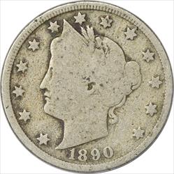 1890 Liberty Nickel G Uncertified
