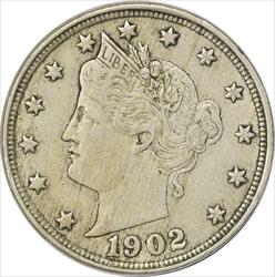 1902 Liberty Nickel EF Uncertified