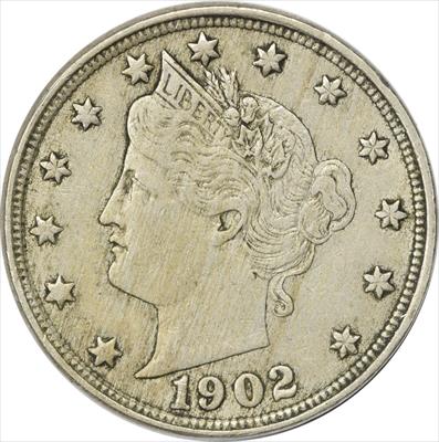 1902 Liberty Nickel EF Uncertified