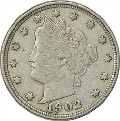 1902 Liberty Nickel VF Uncertified