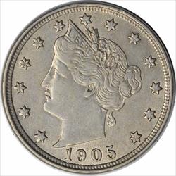 1905 Liberty Nickel AU Uncertified