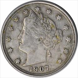 1907 Liberty Nickel EF Uncertified
