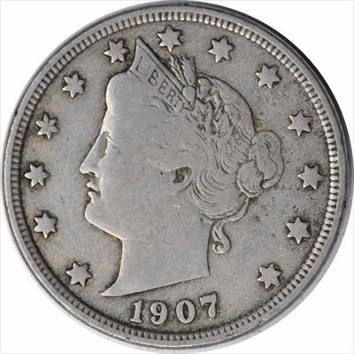 1907 Liberty Nickel F Uncertified