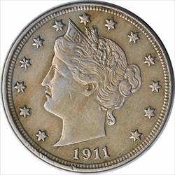 1911 Liberty Nickel EF Uncertified
