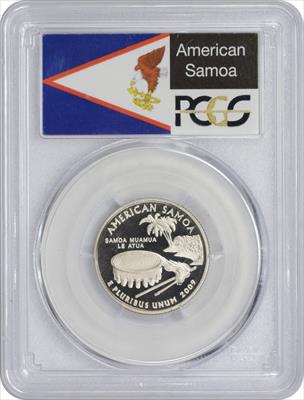 2009-S America Samoa Quarter PR70DCAM Clad PCGS