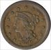1852 Large Cent EF Uncertified