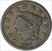 1837 Large Cent F Uncertified