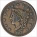 1837 Large Cent VF Uncertified