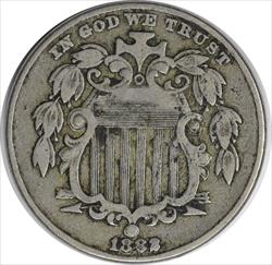 1882 Shield Nickel VF Uncertified