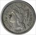 1866 Three Cent Nickel EF Uncertified