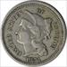 1874 Three Cent Nickel VF Uncertified