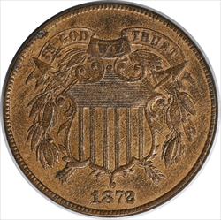 1872 Two Cent MS63 Uncertified #217