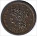 1849 Half Cent AU Slider Uncertified #1121