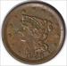 1853 Half Cent BU Uncertified #130