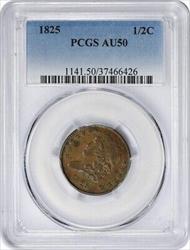 1825 Half Cent  PCGS