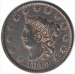 1819/8 Large Cent AU Uncertified #946