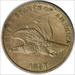 1857 Flying Eagle Cent AU Slider Uncertified #913