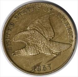 1857 Flying Eagle Cent AU Uncertified #1237