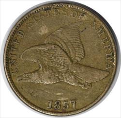 1857 Flying Eagle Cent EF Uncertified #1027