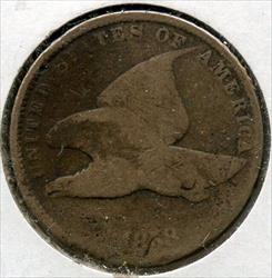 1858 Flying Eagle Cent Penny - Cull - CC127