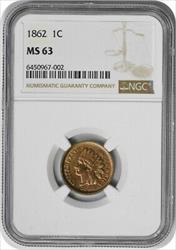 1862 Indian Cent  NGC