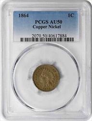 1864 Indian Cent Copper Nickel  PCGS