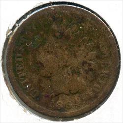1864 Indian Head Cent Penny - Cull - CA998
