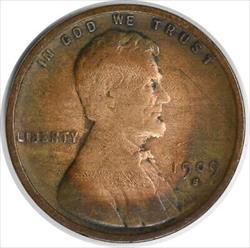 1909-S Lincoln Cent F Uncertified #1256
