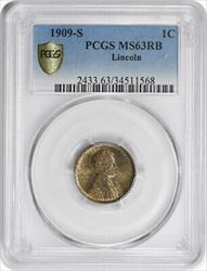 1909-S Lincoln Cent RB PCGS