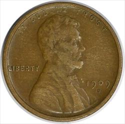 1909-S Lincoln Cent VF Uncertified #1200
