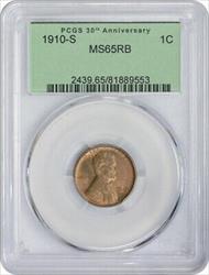 1910-S Lincoln Cent RB PCGS