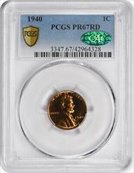 1940 Lincoln Cent RD PCGS (CAC)