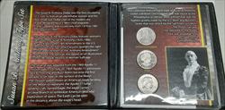1980 Susan B. Anthony Dollar $1 Coin Set - 3 Coins in FCM Info Folder