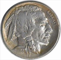 1914-S Buffalo Nickel AU Uncertified #910