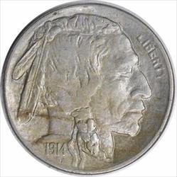 1914-S Buffalo Nickel AU Uncertified #916