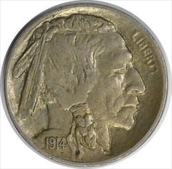 1914-S Buffalo Nickel Choice EF Uncertified #257