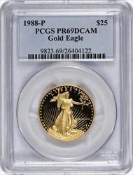 1988 P $25 American  Eagle DCAM PCGS