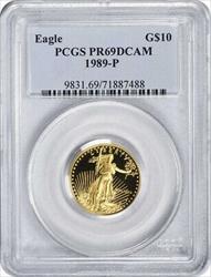 1989 P $10 American  Eagle DCAM PCGS