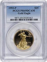 1993 P $25 American  Eagle DCAM PCGS