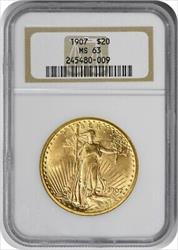 1907 $20  St. Gaudens NGC