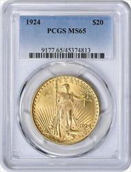 1924 $20  St. Gaudens PCGS