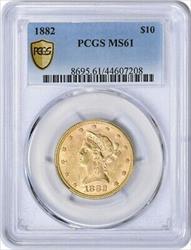 1882 $10  Liberty Head PCGS