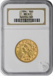 1894 $10  Liberty Head NGC